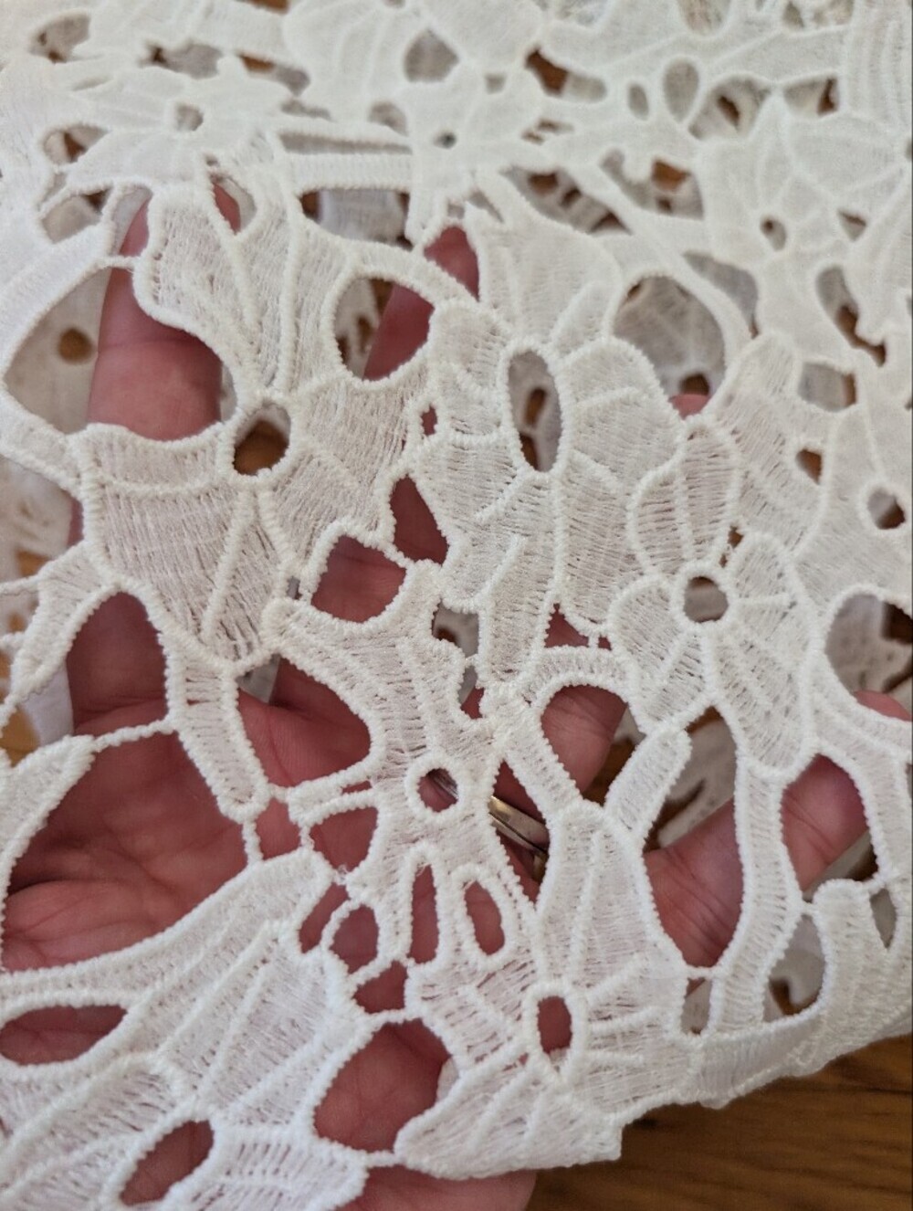 NWT 4Our Dreamers White Lace Crochet Cover-Up Shorts - Picture 4 of 5